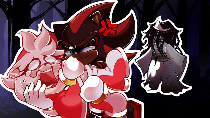 This is Thumbnail Art I did for LeahFantasies’ Roblox Mimic video!