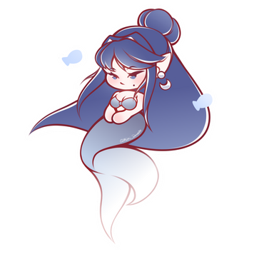Mermaid Aoi Mer-may OC Chibi Part 2